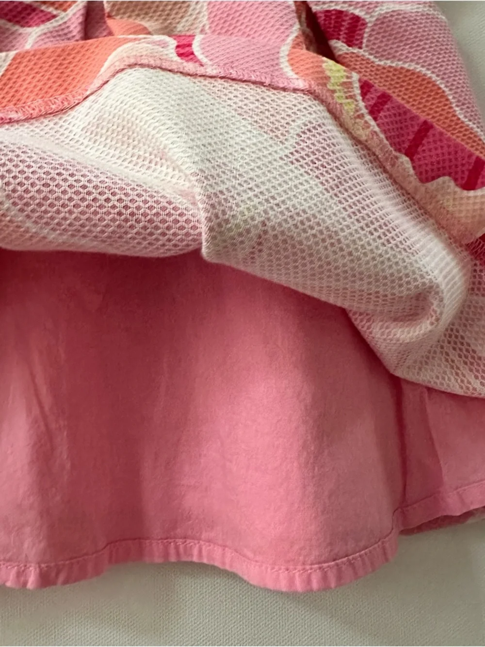 Janie and Jack 12-18 Months Pink Floral Ruffle Neck Dress Party Spring Summer